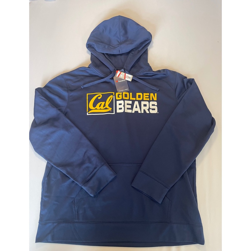 Fanatics Cal Golden Bears Mens XL Navy Blue Hoodie Sweatshirt 3Q45-4506-BKL-EP4